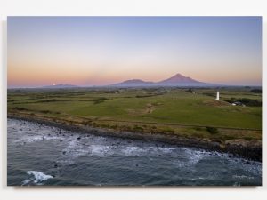 Mount Taranaki and Lighthouse photo