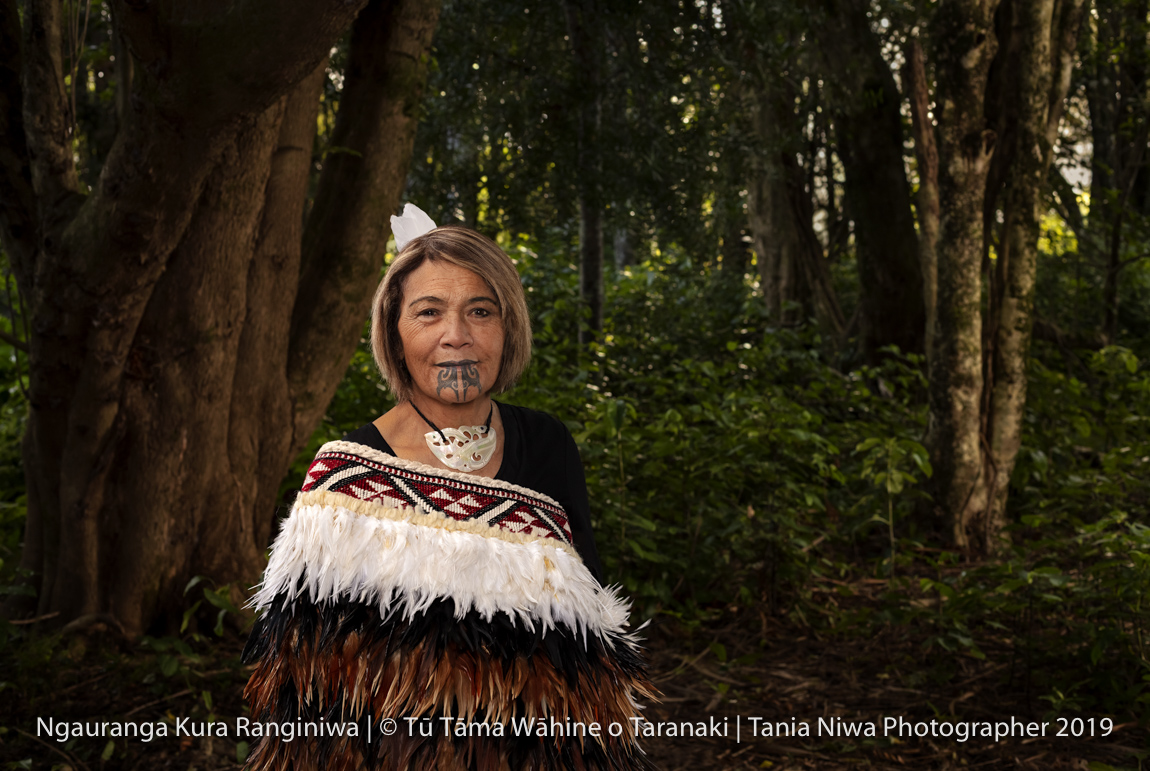 moko kauae photo of Kura Niwa Pukerangiora by Tania Niwa Maori Photgrapher